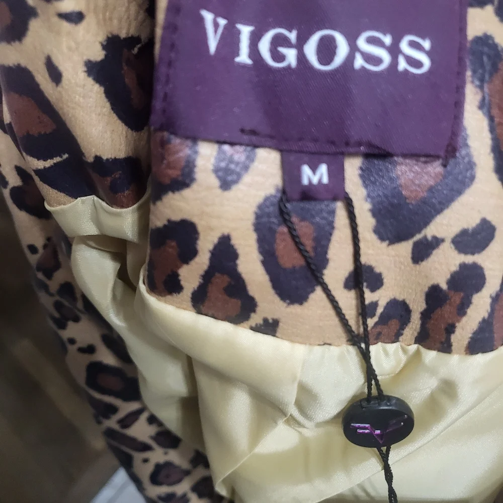 Vigoss vegan leather moto jacket NWT